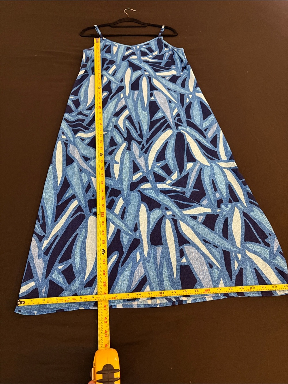 NWOT NIC+ ZOE Sunset Jungle Blue Botanical Print Spaghetti Strap Dress-XS - Picture 13 of 15